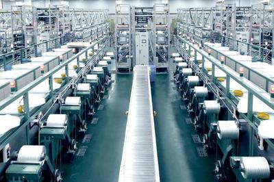 重慶國際復合材料股份生產(chǎn)車間。 重慶國際復合材料股份 供圖